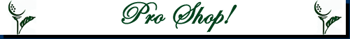 Sprig O'Mint Golf Club - Pro Shop